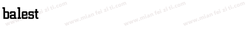 balestya medium字体转换